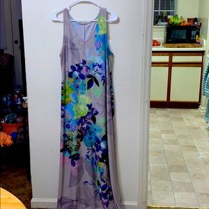 Long floral dress